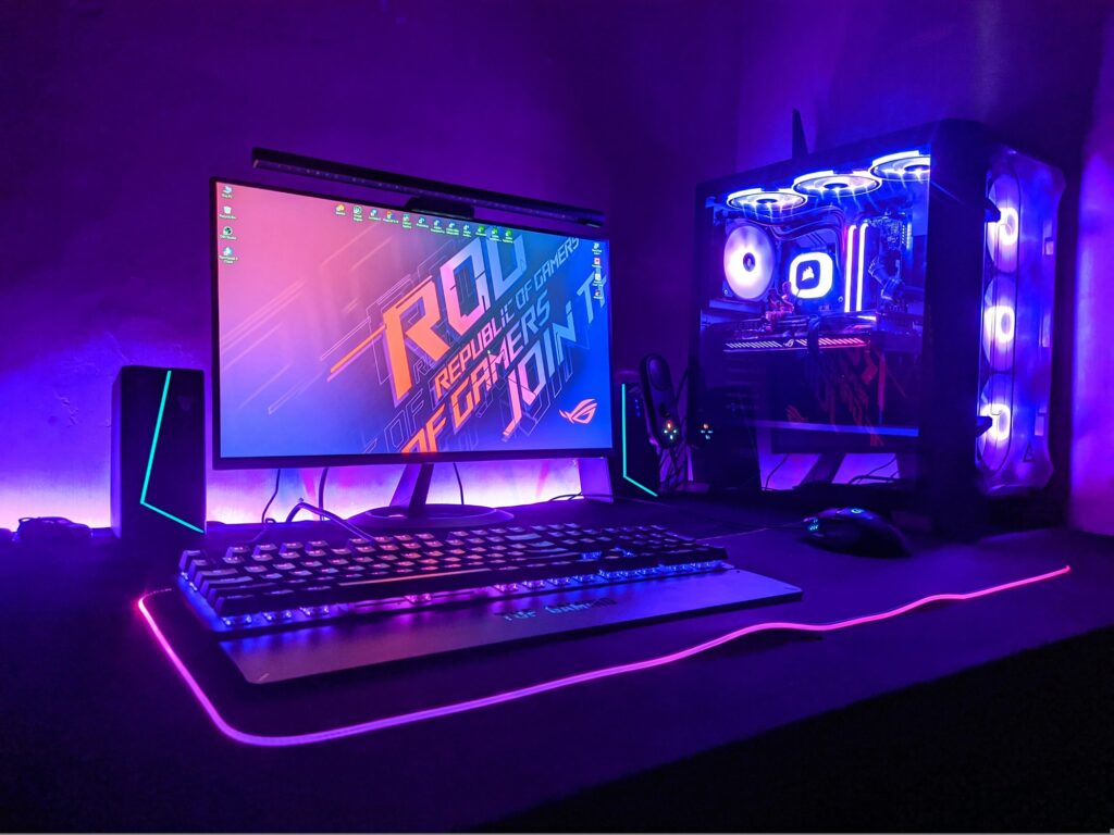 Foto gaming setup