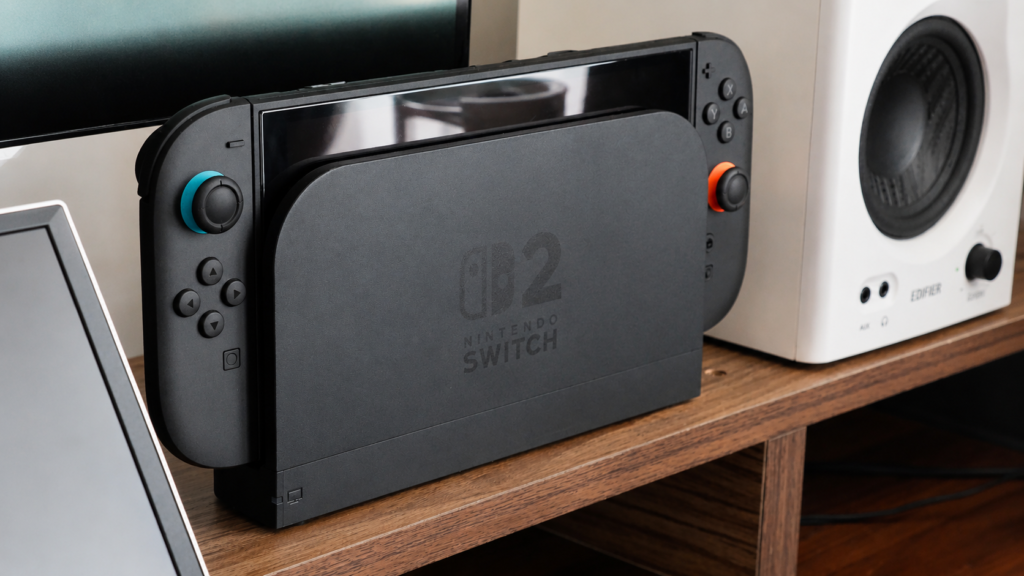 nintendo switch 2 na estante fullhd
