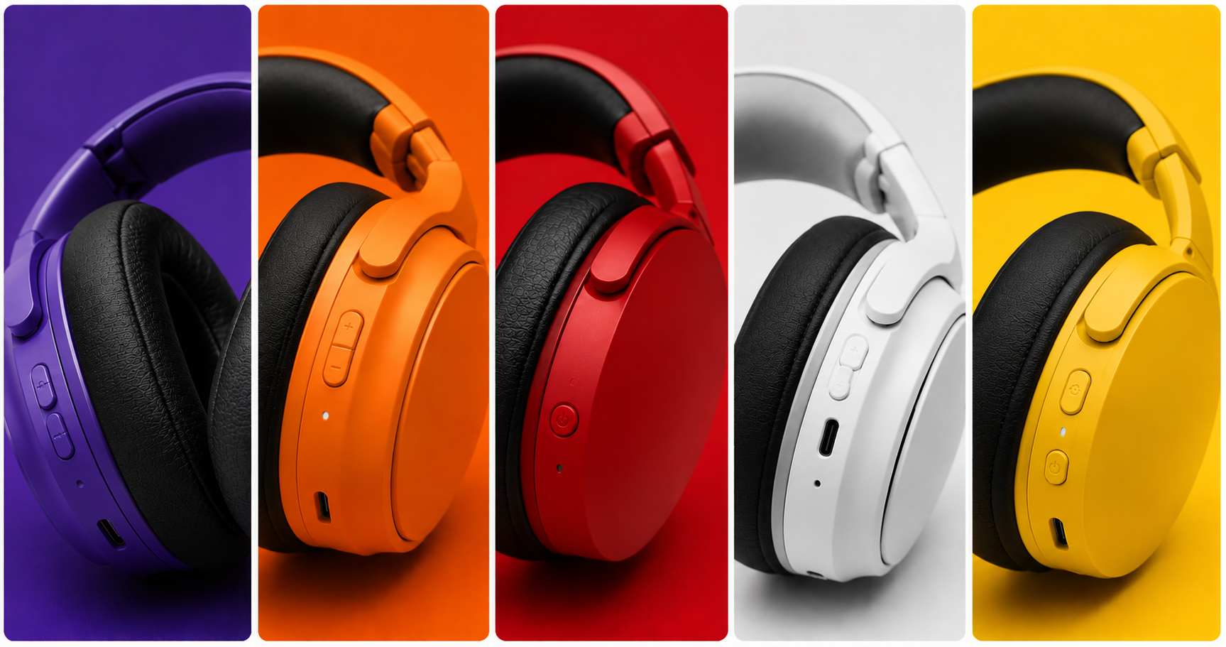 foto de IA headsets wireless com as cores padrão blog