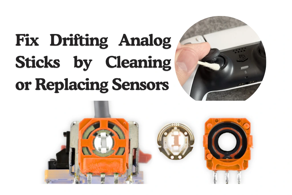 Fix Drifting Analog Sticks by Cleaning or Replacing Sensors copy